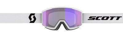 Превью Горнолыжная маска Маска горнолыжная SCOTT Factor Pro LS Mineral White Black/Blue Chrome (283566-7884307)